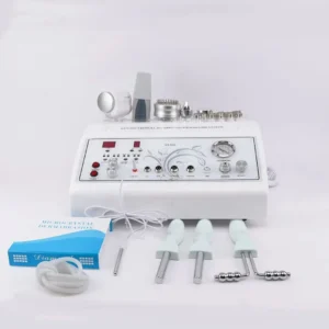 Combine cosmetic multifunctional Diamond 7 in 1, self-scrabber, phonophoresis, microcurrent, galvanization